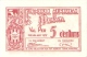 BILLETE DE 5 CTS DEL AJUNTAMENT DE PREMIA DE MAR DEL AÑO 1937  (BANKNOTE) SIN CIRCULAR-UNCIRCULATED - Sonstige & Ohne Zuordnung