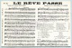 Partition Musicale Sur Carte Postale - Le Rêve Passe (Paroles ''Armand Foucher'') (Recto-Verso) - Musique