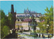 Timbre  / Stamp / Tchécoslovaquie / CESKOSLOVENSKO / Collé Sur Carte Postale / PRAGUE - Cartes Postales