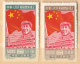 WARNING NO SELLING OUTSIDE DELCAMPE SYSTEM 2 X MINT MAO  CHINA    1 STAMP IS WITH FOLD - Neufs