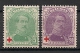 Belgique. 1914. N° 129,131. Neuf * MH - 1914-1915 Croix-Rouge
