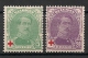 Belgique. 1914. N° 129,131. Neuf * MH - 1914-1915 Red Cross