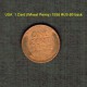 U.S.A.   1  CENT (WHEAT PENNY)  1938  (KM # 132) (US-86) - 1909-1958: Lincoln, Wheat Ears Reverse