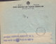 Hungary PESTER Ungarische Commercial-BANK, BUDAPEST Meter Stamp 1916 Cover Censor Zensur Label (2 Scans) - Brieven En Documenten