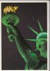 CPA NEW YORK CITY- STATUE OF LIBERTY BY NIGHT - Statua Della Libertà