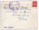 1956 - ENVELOPPE FM De L´ HOPITAL MILITAIRE De GABES (TUNISIE) - Bolli Militari A Partire Dal 1900 (fuori Dal Periodo Di Guerra)