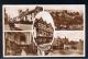 RB 969 - 1934 Real Photo Multiview Postcard - Feathers Hotel - Broadgate - Broad Street - Ludlow Shropshire Salop - Shropshire