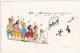 Kinder Humor Postkarte Nr 109 Handgemalt Ergänzt Mit Hinweis Auf Eröffnung Eisbahn In Hamburg Und Eis Concert 27.1.1899 - Sonstige & Ohne Zuordnung