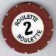 France Ou Belgique ? : Jeton De Roulette : Table N°2 Ou 2 Francs/euros ? - Casino