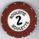 France Ou Belgique ? : Jeton De Roulette : Table N°2 Ou 2 Francs/euros ? - Casino