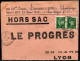 FRANCE - PETAIN - N° 508 (2) / LETTRE HORS SAC  CHAMPAGNE LE 30/3/1942, POUR LYON  - TB - 1941-42 Pétain