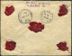 FRANCE - ARC DE TRIOMPHE - N° 624 (2) + 626 (2) + 549 / LETTRE CHARGÉ DE PARIS LE 6/2/1945, POUR L'AIN - TB - 1944-45 Triomfboog