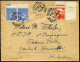 FRANCE - ARC DE TRIOMPHE - N° 627 (2) + 750 / LETTRE DE CHALONS/MARNE LE 23/7/1946, POUR BRUXELLES - TB - 1944-45 Triomfboog