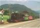 TRAIN Suisse - EISENBAHN Schweiz - BLONAY - Arrivée à Blonay De La Locomotive Vapeur 99 193 (anc. D8) Et Voiture GFM/CEV - Trains