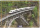 TRAIN Suisse - EISENBAHN Schweiz - BIETSCHTAL VIADUKT - HASILWALD RARON AUSSERBERG VIEGE - Cisalpino ETR 470 - Treni