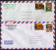 POLYNESIE - PAPEETE / 1983-1987  - 2  LETTRES AVION POUR L ALLEMAGNE (ref 3251) - Cartas & Documentos