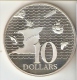 MONEDA DE PLATA DE TRINIDAD Y TOBAGO DE 10 DOLLARS DEL AÑO 1973 SIN CIRCULAR-UNCIRCULATED (COIN) SILVER-ARGENT. - Trinidad En Tobago