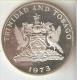 MONEDA DE PLATA DE TRINIDAD Y TOBAGO DE 10 DOLLARS DEL AÑO 1973 SIN CIRCULAR-UNCIRCULATED (COIN) SILVER-ARGENT. - Trinidad En Tobago