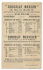 Chromo Publicitaire Chocolat MASSON  -  Le Thé  - Lith.J. Minot , Editeur , Paris - Belle Dorure - Autres & Non Classés