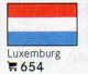 6 Flaggen-Sticker Luxemburg In Farbe Pack 7€ Zur Kennzeichnung Von Alben+ Sammlung Firma LINDNER #654 Flag Of Luxembourg - Alben, Binder & Blätter