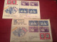 South Africa, 1947 FDCs (x2) - The First Visit Of The Royal Family To South Africa - Blocchi & Foglietti