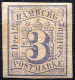 HAMBURG 1859 Wmk Imperf - Mi.4 (Yv.4, Sc.4) MH (orig. Gum) All Margins (perfect) VF - Hamburg