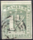 HAMBURG 1864 Wmk Imperf - Mi.8 (Yv.9, Sc.9d) Used (cancel Thurn-Taxis 2) Perfect (VF) Signed Richter - Hamburg