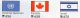 6-Pack Farbe 3x2 Flaggen-Sticker Variabel 7€ Zur Kennzeichnung Von Alben+Sammlungen Firma LINDNER #600 Flag Of The World - Sleeves