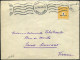 FRANCE - ARC DE TRIOMPHE - N° 709 / LETTRE O.M. TOURS GARE LE 22/7/1945, POUR LA VIENNE - TB - 1944-45 Triomfboog