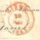 Voorloper Verstuurd Te LIEGE / LUIK Dd. 20/12/1847 Naar CHAUDFONTAINE, Firma Logo PERARD DU VIVE En APRES LE DEPART  ! - 1830-1849 (Belgique Indépendante)