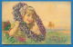 140449 / Artist  Maxim Trübe TRUEBE -  LITTLE GIRL Wreath Of Flowers  - 891 WENAU PASTELL - Truebe, Maxim