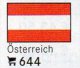Set 6 Flaggen-Sticker Österreich In Farbe 7€ Zur Kennzeichnung Von Alben + Sammlungen Firma LINDNER #644 Flag Of Austria - Accesorios