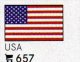 6 Flaggen-Sticker USA In Farbe Pack 7€ Zur Kennzeichnung Von Alben + Sammlungen Firma LINDNER #657 Flag Of United States - Non-classés
