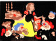 ¤¤   -  WALT-DISNEY  -  Carte En Feutrine  -  Blanche Neige Et Les 7 Nains  - Productions Walt-Disney En 1960 -  ¤¤ - Autres & Non Classés