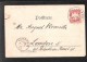 1901 LONDON POSTMARK + BAYERN STAMP BAVARIA STAMP MOENCHEN MUNICH POSTMARK  TO PETHERTON ROAD NORTH LONDON - Lettres & Documents