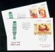 EGYPT / 2000 / POST DAY / THE QUEEN NEFERTARI / RAMESES II / CHARIOT / HORSE / 2FDCS - Covers & Documents