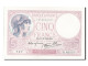 Billet, France, 5 Francs, 5 F 1917-1940 ''Violet'', 1939, 1939-09-14, SUP - 5 F 1917-1940 ''Violet''