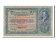 Billet, Suisse, 20 Franken, 1931, 1931-07-21, TTB - Switzerland
