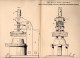 Original Patentschrift - C.A. Bielig In Bockwitz B. Colditz I.Sa., 1900, Stanzapparat Für Absätze , Schuhe , Schuhmacher - Maschinen