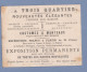 Chromo Ancien Grand Format - PARIS - Aux Trois Quartiers - Le Coiffeur - Début 1900 - TOP RARE - Other & Unclassified