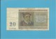 ROYAUME DE BELGIQUE - 20 FRANCS - 03.04.1956 - P 132b - TRÉSORERIE - BELGIUM BELGIE - 20 Francs