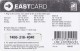 Norway,  Prepaid Card U, Eastcard, 2  Scans.   Also Denmark And Sweden. - Norvège