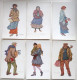 Cpa Lot 6x Litho Illustrateur M. LAMBIOTTE Femme Fille Cruche Homme Costume BRUXELLES Types Vus Hiver Guerre 1914 -1915 - Sammlungen & Sammellose