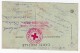 Cachet : Croce Rossa Italiana Posta Di Soccorso N° 72 Civitavecchia - Croix Rouge Italienne Sur Cpa Nice En FM Aviation - Franchise