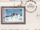 Stamped Information On Indian Antarctic Expedition. Science, Flag, Glacier, Tent, Penguin, Ship,  India 1983 - Other & Unclassified