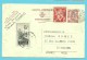 724u+782 (timbre Surtaxe / Toeslagzegel) Op Entier (-10%) Met Stempel BRUXELLES Naar Tourcoing (France) - 1946 -10%