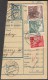 BuM0640 - Böhmen Und Mähren (1939) Praha 65 / Rokycany (Postal Parcel Dispach) Tariff: 50h + 3,70K (mixed Franking) - Covers & Documents
