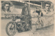 MOTOCYCLISME, CYCLISME - Maurice Benassac Et Son Entraineur - Passage à Tunis 1928 - Moto