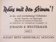 Johann B.Westermair "Raus Mit Der Stimm´" Band 1, Ein- Und Zweistimmige Volkslieder Mit Griffbezeichnung Für Die Gitarre - Muziek