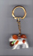 Porte Clefs: Chien Saint Bernard Avec Tonneau, Cognac Hennessy (14-504) - Porte-clefs